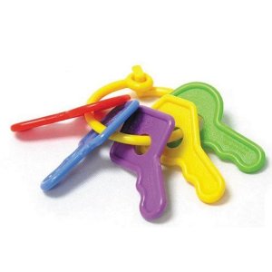 baby toy plastic keys
